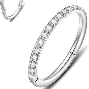 Hypoallergenic 20G-14G Surgical Steel Nose Rings – Versatile & Stylish Designs